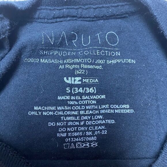 Naruto Shippuden Collection Men’s Black ICHIRAKU RAMEN SHOP graphic shirt - Picture 6 of 8